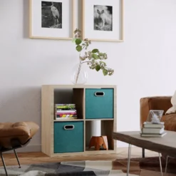 Clever Cube Fabric Insert - Set Of 2 - Jade Green 8 Clever Cube Fabric Insert - Set Of 2 - Jade Green -Home Furniture 13911395 6034981912875342