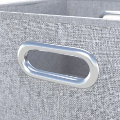 Clever Cube Fabric Insert - Set Of 2 - Woven Silver -Home Furniture 13911399 1174981913270010