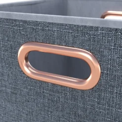 Clever Cube Fabric Insert - Set Of 2 - Woven Marine -Home Furniture 13911400 2134981912957077