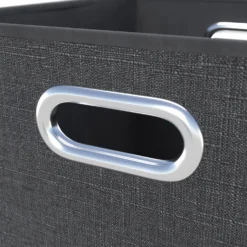 Clever Cube Fabric Insert - Set Of 2 - Woven Pepper 9 Clever Cube Fabric Insert - Set Of 2 - Woven Pepper -Home Furniture 13911401 8194981912928613