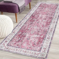 Rada Washable Runner - Pink - 60x180cm -Home Furniture 13942738 1474987413027954