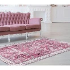 Rada Washable Rug - Pink - 160x230cm 5 Rada Washable Rug - Pink - 160x230cm -Home Furniture 13942757 8514987413016710