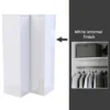 House Beautiful Escape Fitted Look Corner Wardrobe, White Carcass - Gloss White Handleless Doors (W) 1073mm X (H) 2226mm 1 House Beautiful Escape Fitted Look Corner Wardrobe, White Carcass - Gloss White Handleless Doors (W) 1073mm X (H) 2226mm -Home Furniture 13999902 3325052690566013