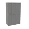 House Beautiful Realm Triple Wardrobe, Grey Carcass - Grey Shaker Doors (W) 1350mm X (H) 2196mm 2 House Beautiful Realm Triple Wardrobe, Grey Carcass - Grey Shaker Doors (W) 1350mm X (H) 2196mm -Home Furniture 13999927 1235005576574682