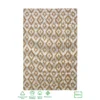 Recycled Cotton Geometric Rug - Ochre - 100x150cm -Home Furniture 14015868 3615006088702060