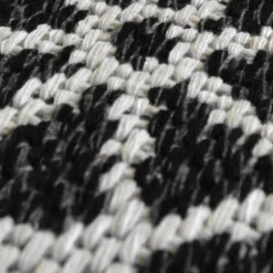Recycled Cotton Starburst Rug - Monochrome - 100x150cm -Home Furniture 14015881 8835006093870649
