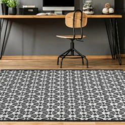 Recycled Cotton Starburst Rug - Monochrome - 160x230cm -Home Furniture 14015883 1895006088511884