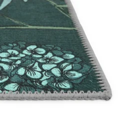 Opal Botanical Rug - Bottle Green - 100x150cm 11 Opal Botanical Rug - Bottle Green - 100x150cm -Home Furniture 14015923 2245006089742595