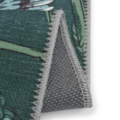 Opal Botanical Rug - Bottle Green - 100x150cm 12 Opal Botanical Rug - Bottle Green - 100x150cm -Home Furniture 14015923 4725006089779573