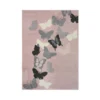 Butterfly Rug - Grey & Blush -160x230cm -Home Furniture 14015952 1385006086141707