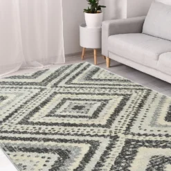 Villa Tribal Rug - Grey - 160x230cm -Home Furniture 14015983 1575006088094842