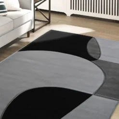 Daytona Abstract Rug - Grey - 160x230cm -Home Furniture 14016010 3155006086666452