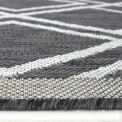County Diamonds Indoor/Outdoor Rug - Silver - 120x170cm -Home Furniture 14016058 1155006087239941