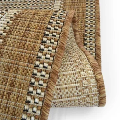 Denver Border Indoor/Outdoor Rug - Latte - 160x230cm -Home Furniture 14016073 1735006093422614