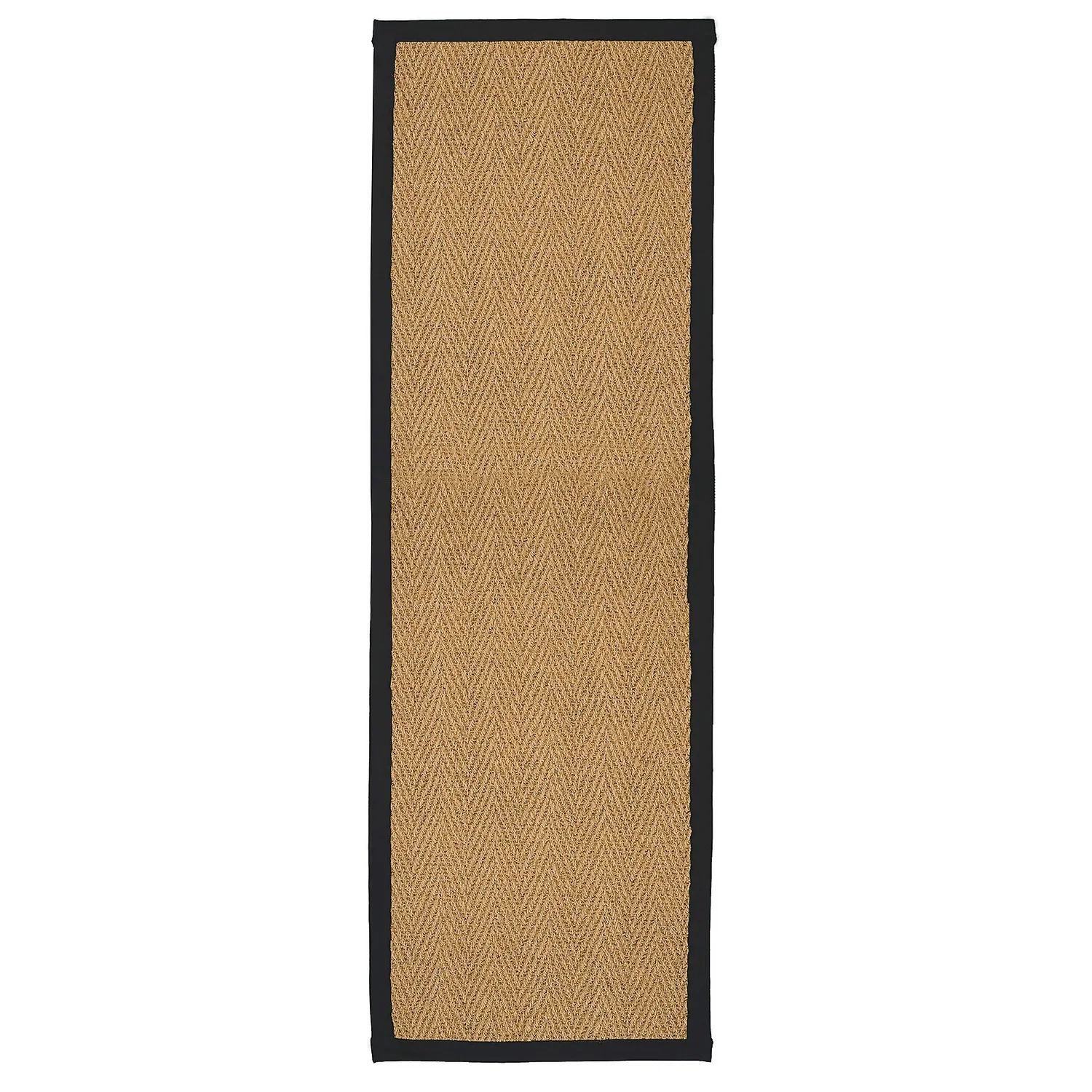 Herringbone Runner With Border - Black - 60x180cm 3 Herringbone Runner With Border - Black - 60x180cm