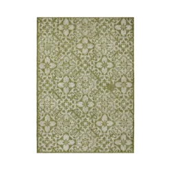 Indoor Outdoor Tile Rug - Green - 100x150cm