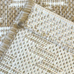 Indoor Outdoor Geo Rug - Natural - 120x170cm -Home Furniture 14758888 9965053511693043