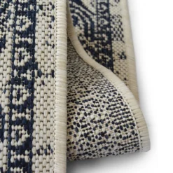 Indoor Outdoor Medallion Rug - Navy - 160x230cm -Home Furniture 14758900 1735053510022175