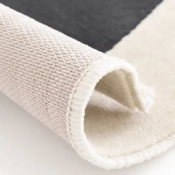 Retro Circle Rug - Monochrome - 160x230cm -Home Furniture 14758914 5895053511171718