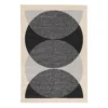 Retro Circle Rug - Monochrome - 160x230cm -Home Furniture 14758914 8175053510365189