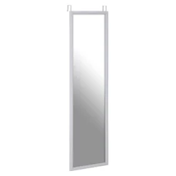 Over Door Hanging Mirror - White - 33.5x124cm 7 Over Door Hanging Mirror - White - 33.5x124cm -Home Furniture 14820923 2135058438861642