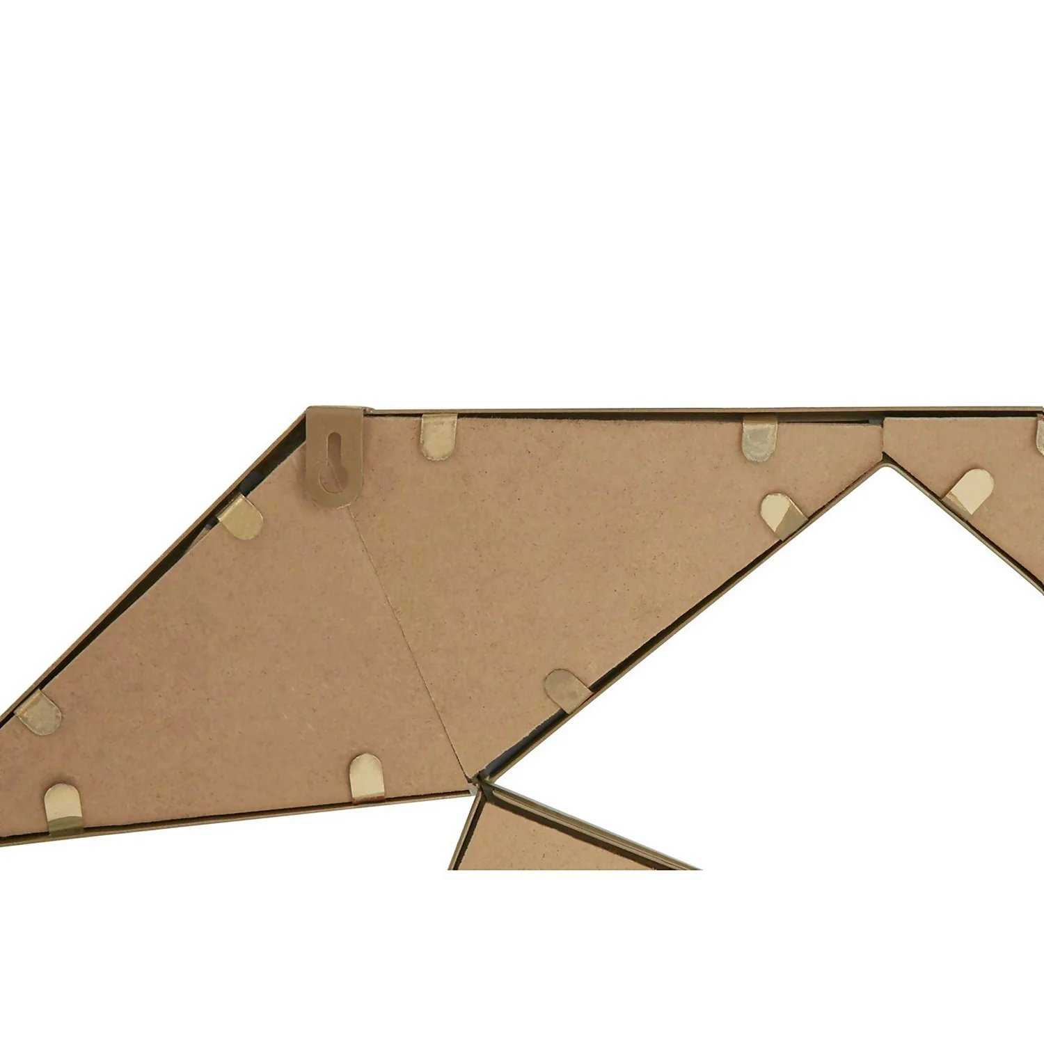 Marcia Faceted Octagonal Wall Mirror - Gold - 81cm 6 Marcia Faceted Octagonal Wall Mirror - Gold - 81cm - Image 4