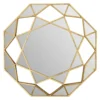 Marcia Faceted Octagonal Wall Mirror - Gold - 81cm 2 Marcia Faceted Octagonal Wall Mirror - Gold - 81cm -Home Furniture 14820929 9385058974868282