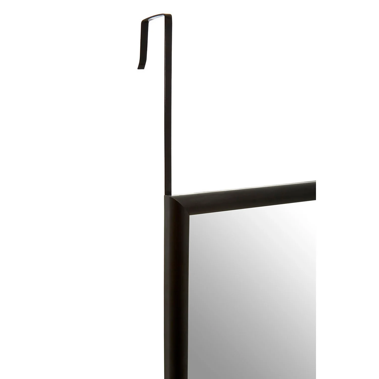 Over Door Hanging Mirror - Grey - 33.5x124cm 6 Over Door Hanging Mirror - Grey - 33.5x124cm - Image 4
