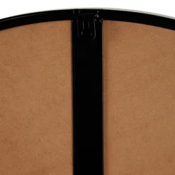 Cindy Large Round Wall Mirror - Matt Black - 70cm -Home Furniture 14820937 1705058437829756