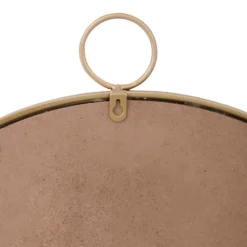 Round Metal Wall Mirror - Gold - 60cm -Home Furniture 14820939 1605058438134760