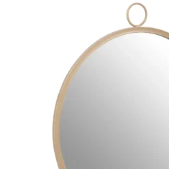 Round Metal Wall Mirror - Gold - 60cm -Home Furniture 14820939 1725058438062454