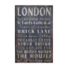 London Wall Plaque - 25x38cm -Home Furniture 14820960 1525057938059918