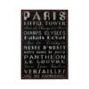 Paris Wall Plaque - 25x38cm -Home Furniture 14820965 1765057939080911