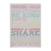 Kids Princess Rules Wall Plaque - 20x28cm 2 Kids Princess Rules Wall Plaque - 20x28cm -Home Furniture 14820980 1445057940450141