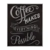 Coffee Makes Everything Possible Wall Plaque - 25x30cm 1 Coffee Makes Everything Possible Wall Plaque - 25x30cm -Home Furniture 14820981 1965058393530130