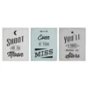 Set Of 3 Shoot For The Moon Wall Plaques - 20x25cm 1 Set Of 3 Shoot For The Moon Wall Plaques - 20x25cm -Home Furniture 14820985 7725057938350807