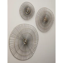 Mirano Medium Abstract Wall Art - Gold - 45x47cm 15 Mirano Medium Abstract Wall Art - Gold - 45x47cm -Home Furniture 14820992 1415057940573360