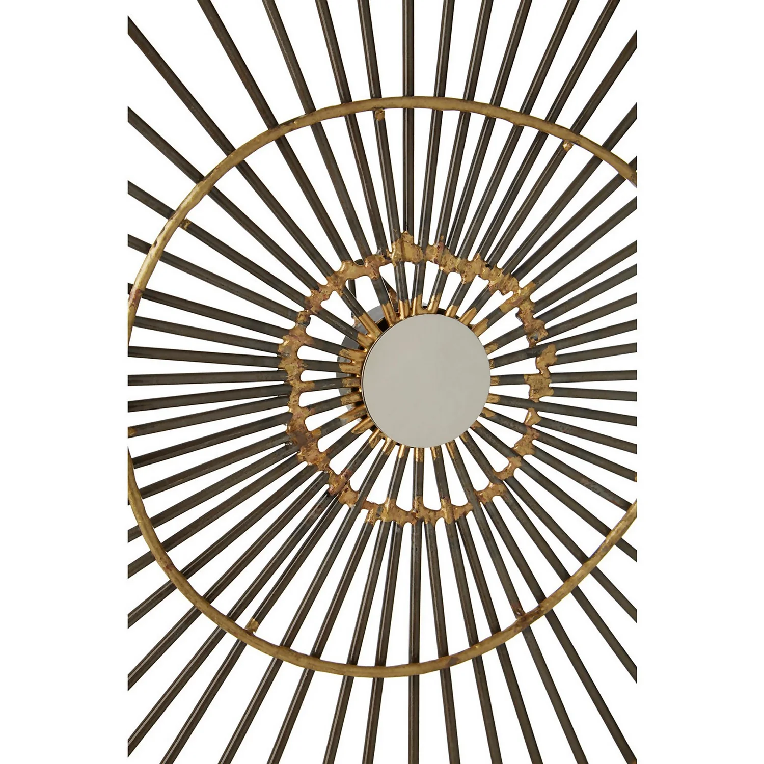 Mirano Medium Abstract Wall Art - Gold - 45x47cm 11 Mirano Medium Abstract Wall Art - Gold - 45x47cm - Image 9
