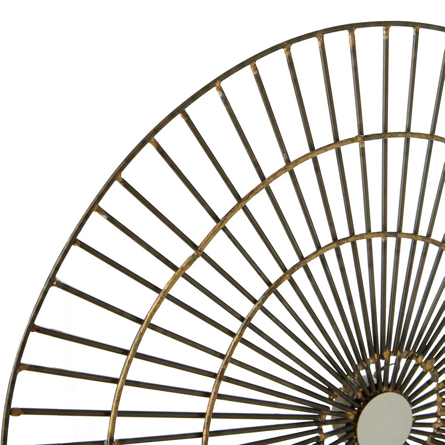 Mirano Medium Abstract Wall Art - Gold - 45x47cm 10 Mirano Medium Abstract Wall Art - Gold - 45x47cm - Image 8