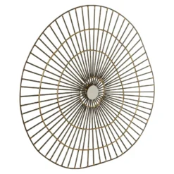 Mirano Medium Abstract Wall Art - Gold - 45x47cm 13 Mirano Medium Abstract Wall Art - Gold - 45x47cm -Home Furniture 14820992 6715057940525054