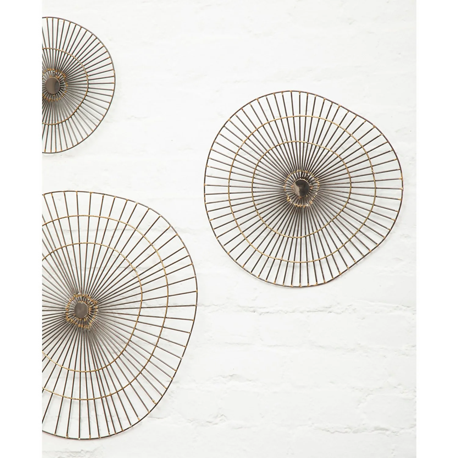 Mirano Medium Abstract Wall Art - Gold - 45x47cm 8 Mirano Medium Abstract Wall Art - Gold - 45x47cm - Image 6