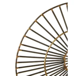 Mirano Small Abstract Wall Art - Gold - 29x31cm -Home Furniture 14820994 1435057938921293