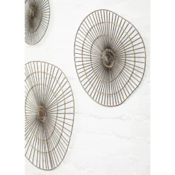 Mirano Small Abstract Wall Art - Gold - 29x31cm -Home Furniture 14820994 1455057938864680