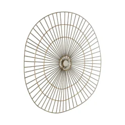 Mirano Large Abstract Wall Art - Gold - 59x61cm -Home Furniture 14820997 1265057940200331