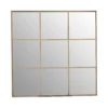 Square Metal Wall Mirror - Gold - 95cm -Home Furniture 14820998 9405058437848371