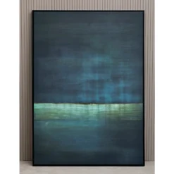 Astratto Canvas Wall Art - Teal - 102.6x142.6cm -Home Furniture 14821018 1585057935767945