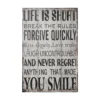 Life Is Short Wall Plaque - 25x38cm 2 Life Is Short Wall Plaque - 25x38cm -Home Furniture 14821020 2895057939132745