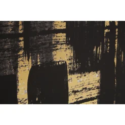 Astratto Canvas Wall Art - Black, White & Gold - 102.6x102.6cm -Home Furniture 14821024 2045057939519025
