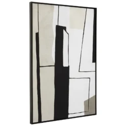 Astratto Abstract Wall Art - Monochrome - 83x123cm -Home Furniture 14821032 9315057936749650