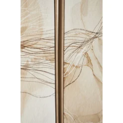 Astratto Set Of 2 Scribble Design Wall Art - Natural - 63x93cm -Home Furniture 14821054 2145057938683942